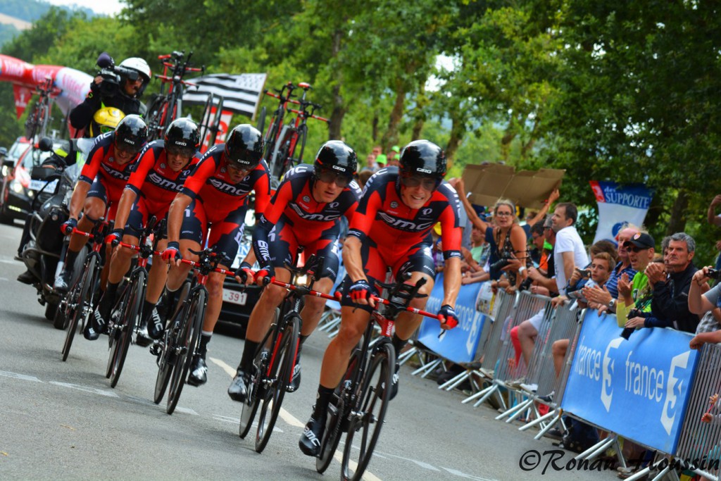 L'équipe BMC avait remporté le contre-la-montre lors du Tour de France. ©Ronan Houssin